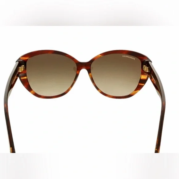 DSQUARED2 Havana Cat Eye Tortoise Shell Sunglasses NWT